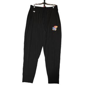 Kansas Jayhawks Russell Black Athletic Pants Size Large‎